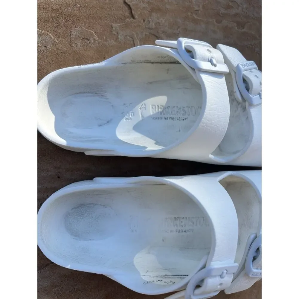 Birkenstock Arizona Eva Sandals Kids Size EU 31 US 13 White Slip On